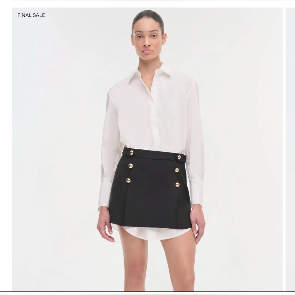 SIMKHAI Warren mini shirtdress sz 10